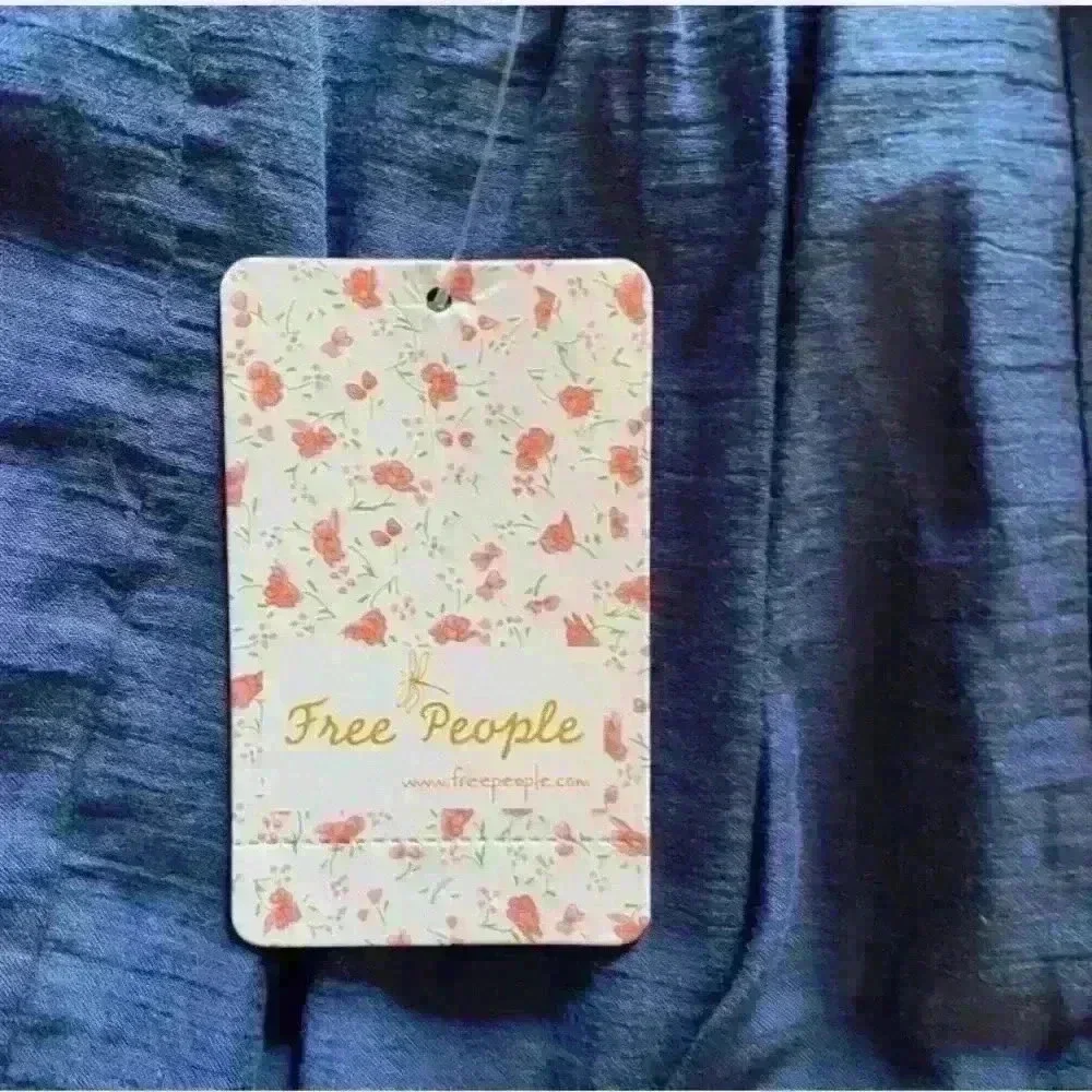 Free People Women's Hailey Cotton Ruffle Short Sleeve Mini Dress Navy M $148 NWT - Picture 10 of 12